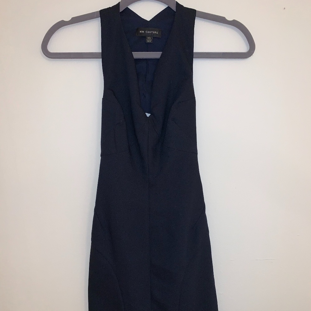 MM Couture Navy Dress